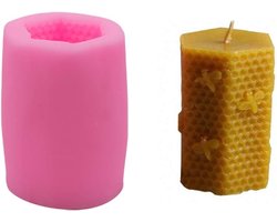 Siliconen mal, 3D Honingraat Kaars Mould Decorating Mold voor Kaarsen Zeep DIY Speelgoed Decoratieve Ornamenten Art Craft-Honingraat