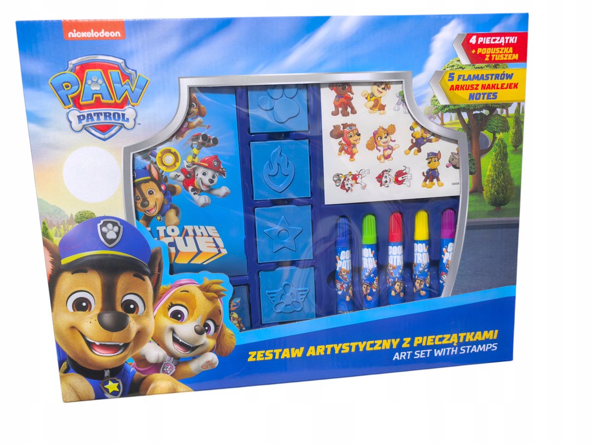Paw Patrol Knutselset: Stempels, Stiften, Stickers & Notitieboek