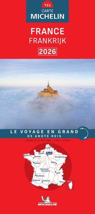 Nationale kaarten Michelin - Michelin Wegenkaart 721 Frankri ... - cover