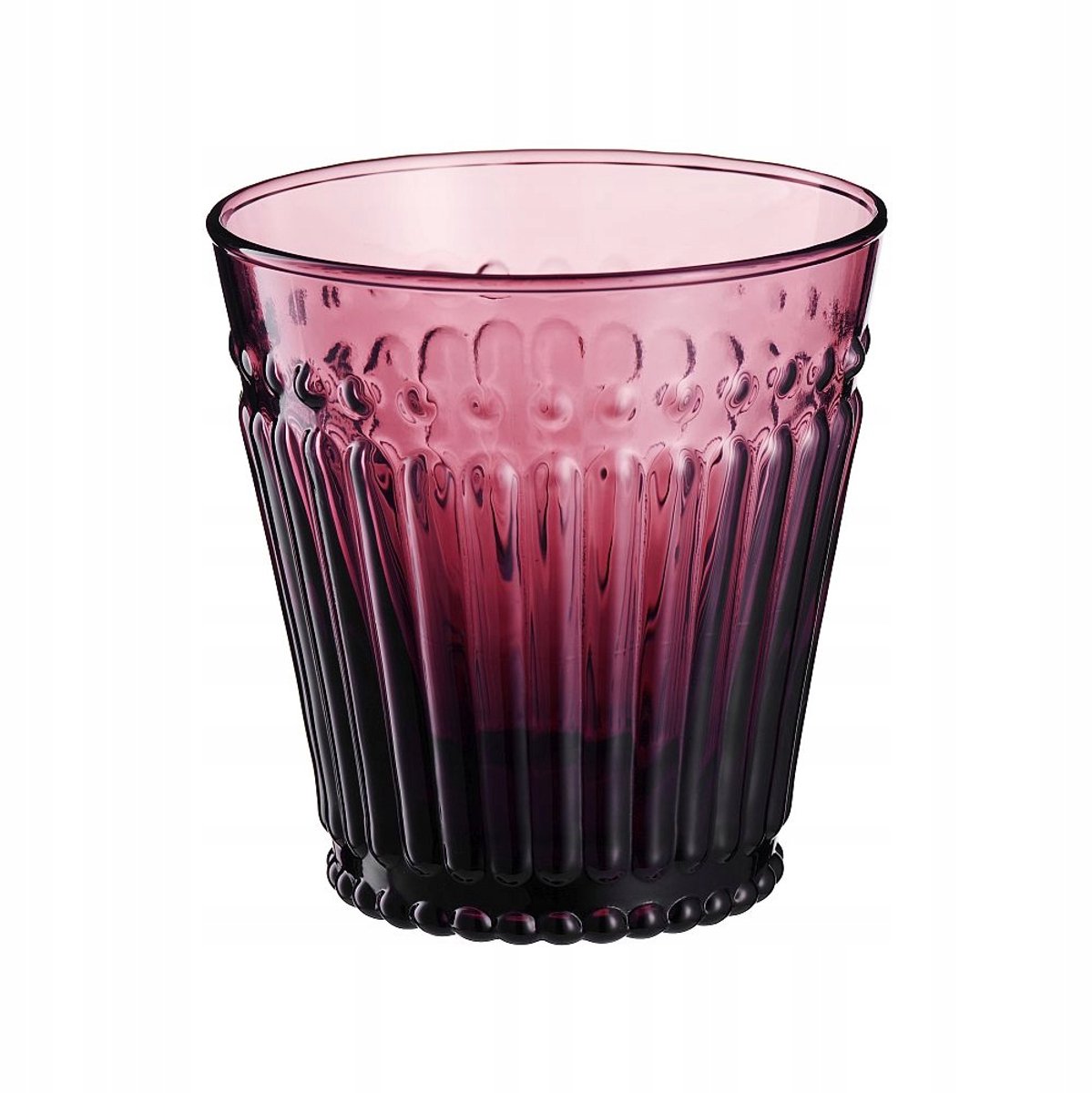 Villa Italiaans Glas - 250 ml - Handgemact - Paars
