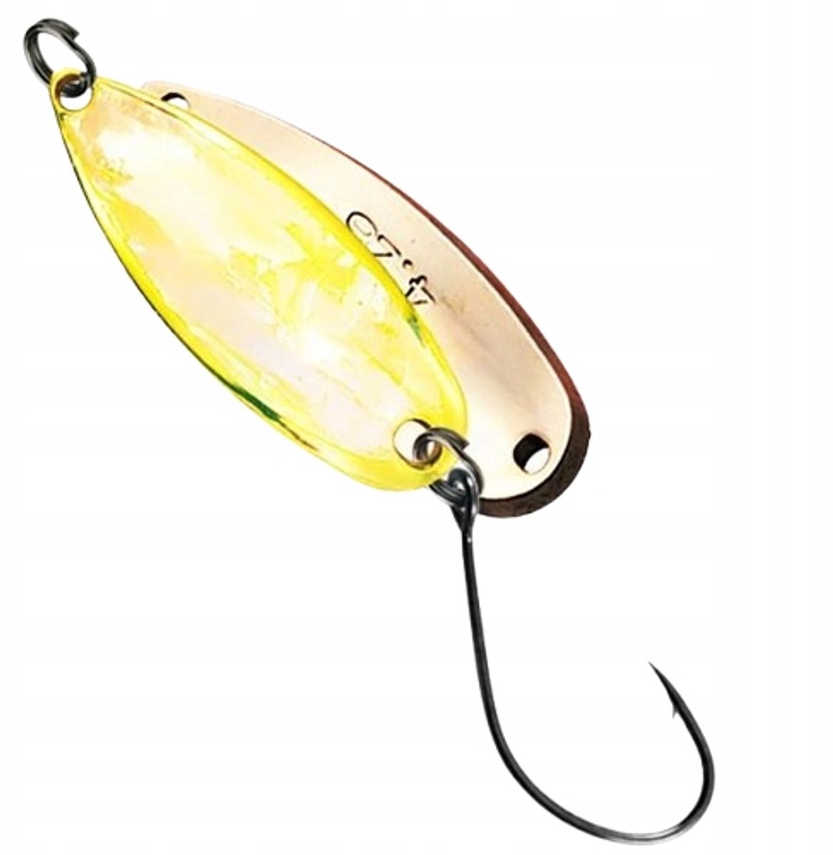 FOREST MIU Native Awabi Spinner 2,8 g - Fluorescerend helder geel