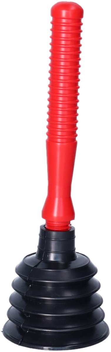Toyma Ontstopper - toilet / gootsteen - rood - kunststof - rubber - 27 cm - plopper