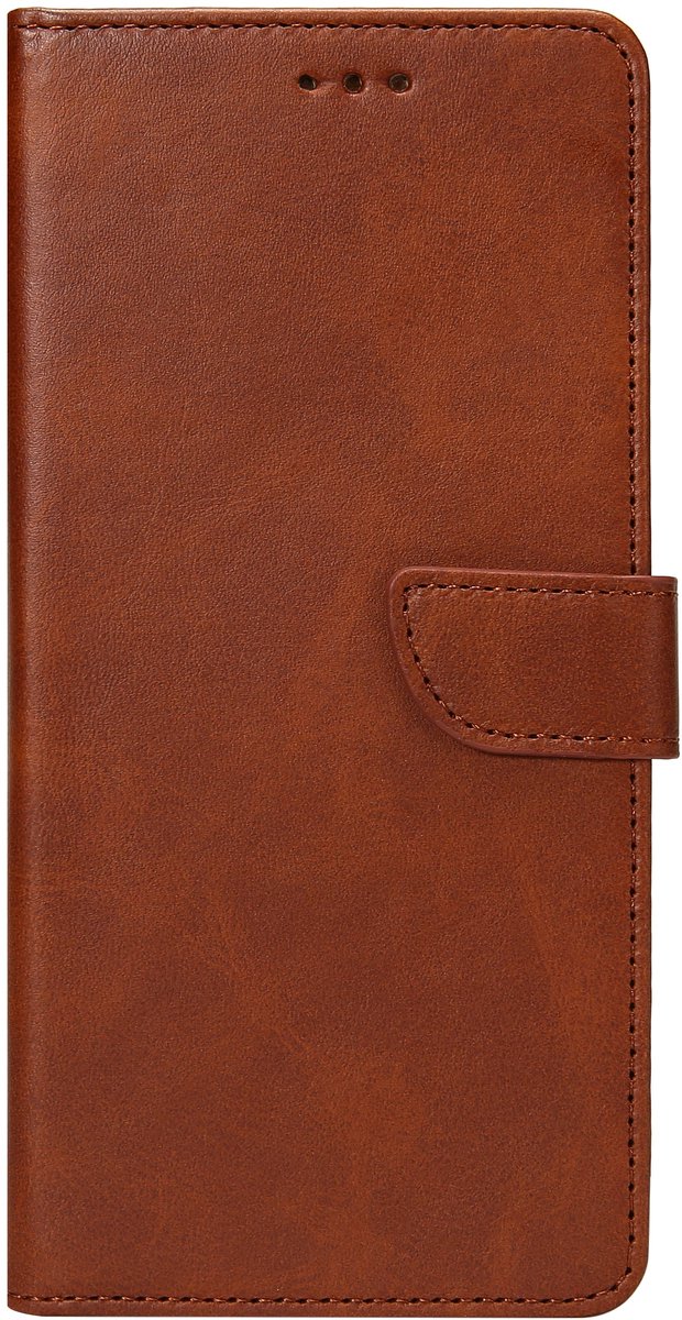 Rixus Bookcase For iPhone 15 Brown