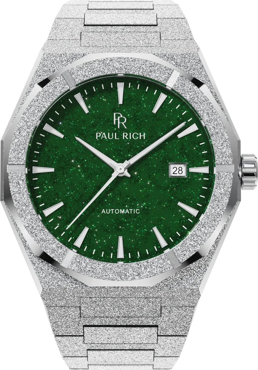 Paul Rich Frosted Star Dust II Silver Green FSDA05 Automatic horloge