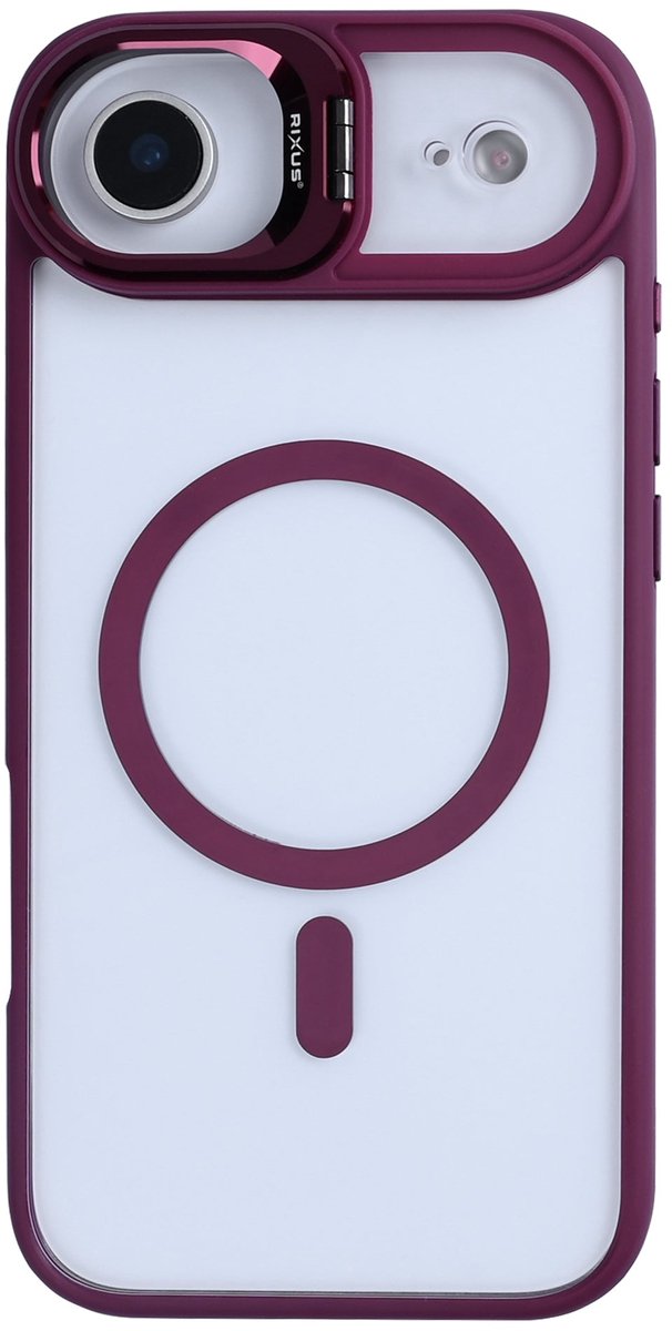 Rixus Classic 03 Case With MagSafe For Apple iPhone 17 Air Dark Pink