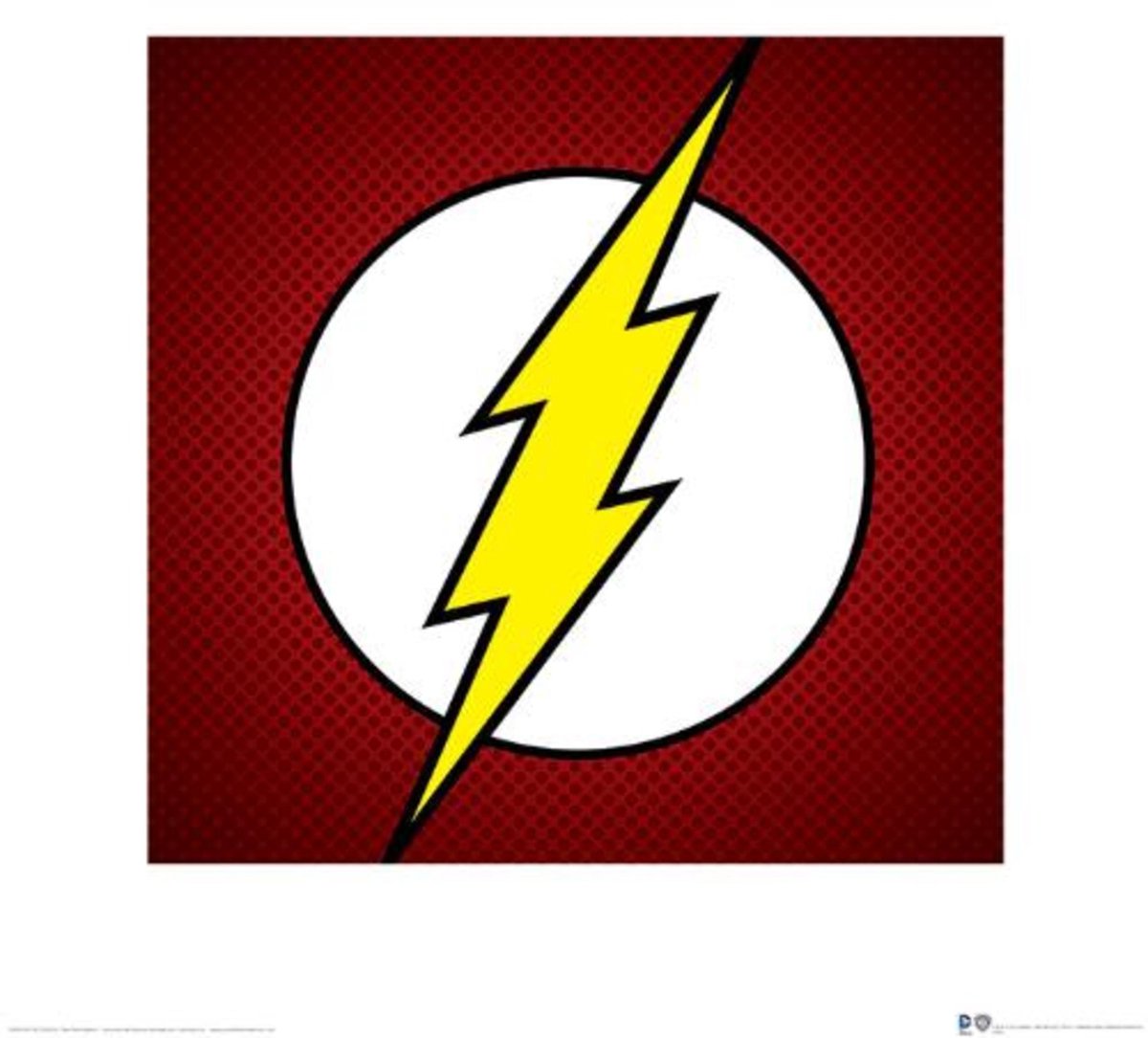Pyramid Kunstdruk DC Comics - The Flash - Symbol 40x40cm Divers