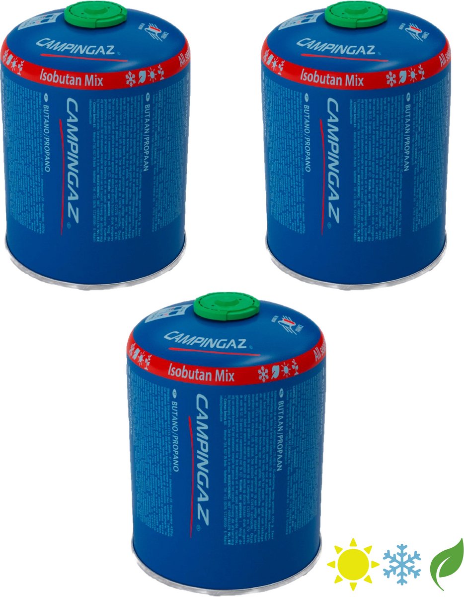 Campingaz CV470 alle seizoenen - 3 stuks - kliksysteem - 450 g