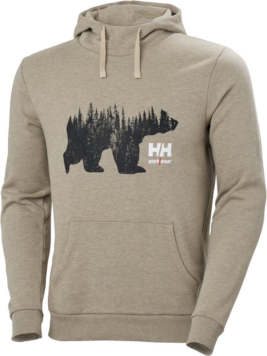 Helly Hansen kleding Helly Hansen hoodie met grafische print Beige