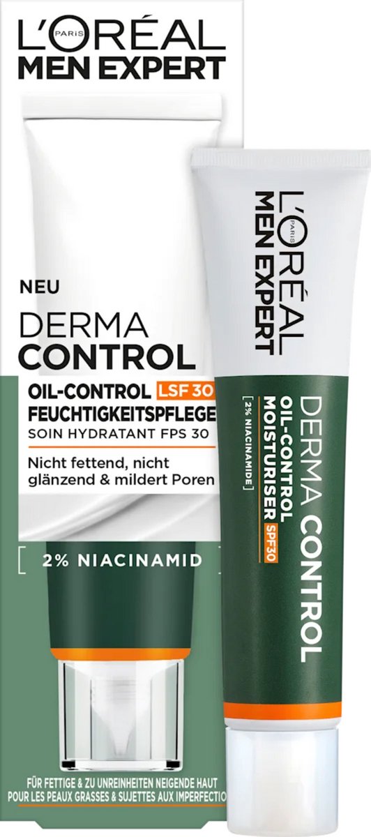 L'Oréal Paris Men Expert Derma Control Matterende Moisturiser SPF30 40 ml