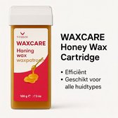 WAXCARA™ Honey Wax Navulling – 1-Pack Wax Cartridges voor Roll-On Waxroller – Voor Alle Huidtypes – Professionele Hars Navulset Thuisgebruik (Alleen Navulling)