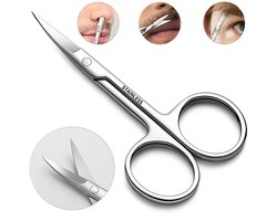 Gebogen Tip Nagelriemknipper & Kinder Nagelschaar In 1 I Nagelriemschaar I Nagelschaartje I Dode Huid Verwijd raar I Ergonomisch I RVS I Zilver