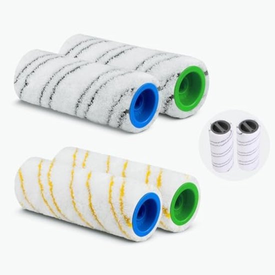 PromoHome Set van 4 Vervangende Rolborstels