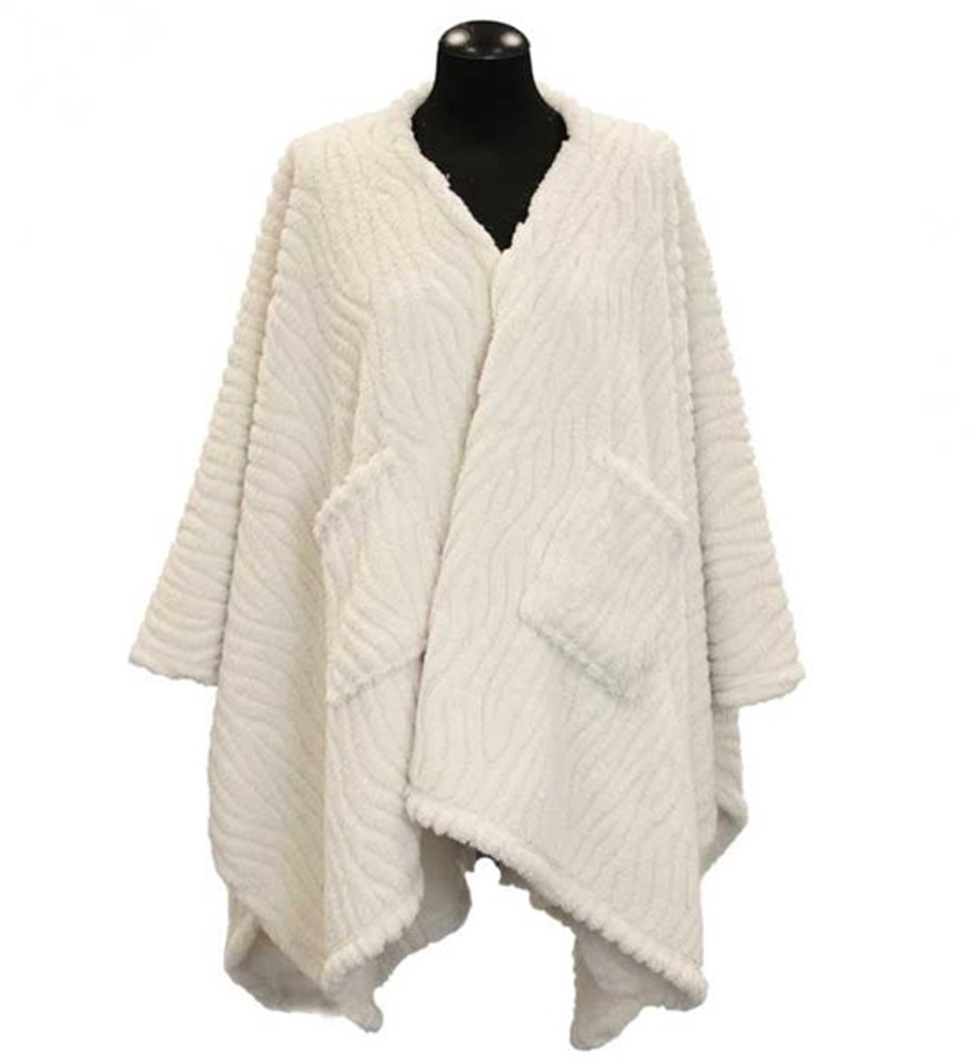 Unique Living Clio omslagplaid 148x160 Dove White