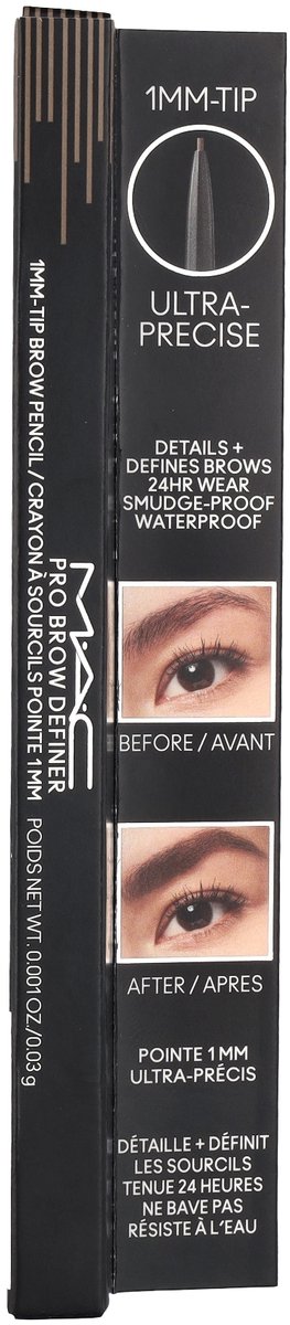 MAC Pro Brow Definer 1 Mm Tip Brow Pencil 24 Hour Waterproof