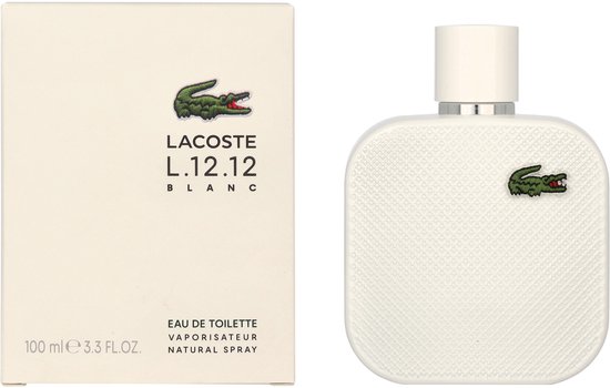 Lacoste E.D.L. L.12.12 Blanc - Eau de toilette Spray - Herenparfum - 100 ml