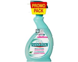 2 x Sanytol Desinfecterend Allesreiniger Spray - 500 ml