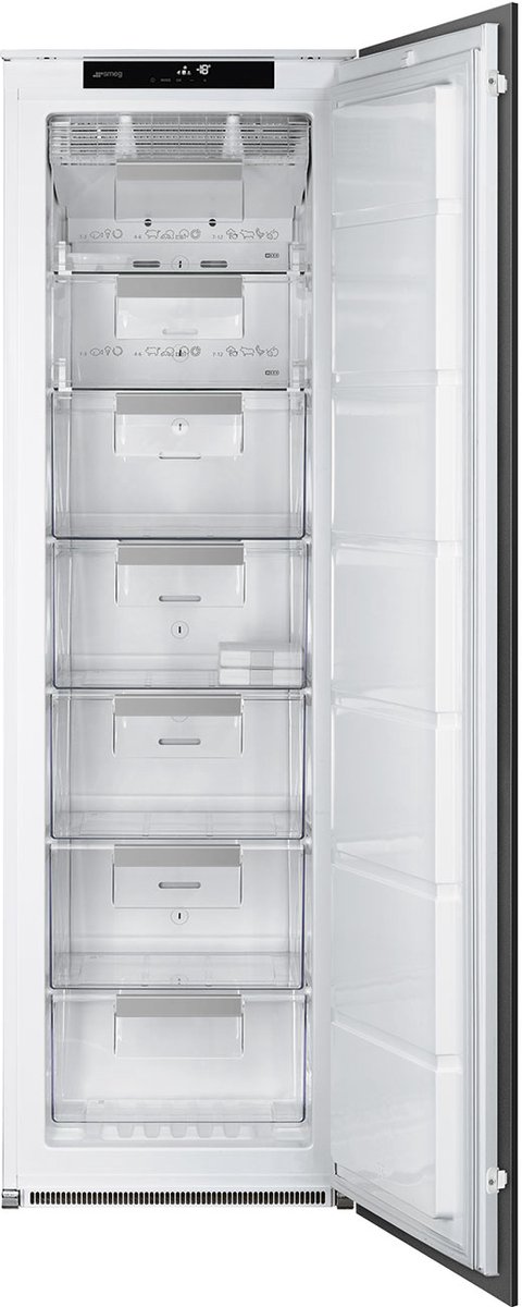 SMEG ZAS8F174NE Ingebouwde vriezer 178 cm sleepdeur