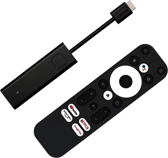 Android tv stick (original) - Tv stick 4k - Google Gecertificeerd - Chromecast - Android box - 2025 model