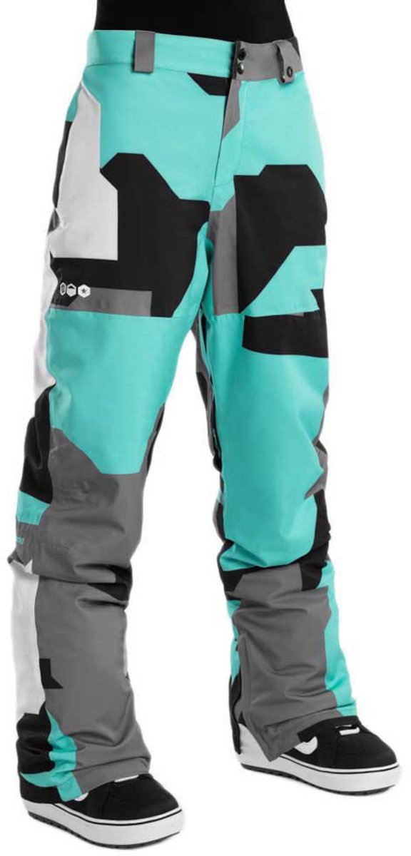 Siroko Sleet Broek Groen,Grijs M