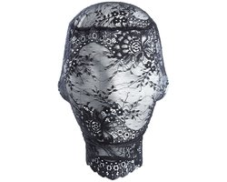 Kiotos - Fancy Lace Hood - Transparant Gezichtsbedekkend Kanten Masker