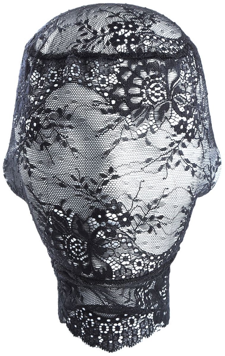 Kiotos - Fancy Lace Hood - Transparant Gezichtsbedekkend Kanten Masker