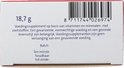Onderkant van de verpakking van Dagravit Vitamine B B-complex met gewicht en batchinformatie.