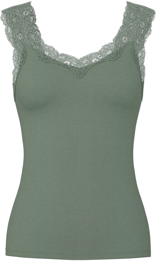 Ten Cate Dames Basics Singlet Lace Hemd Zwart