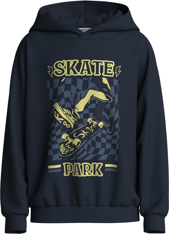 NAME IT - NKMVELTEN LS RLX SWEAT WH UNB - Jongens - Sweaters
