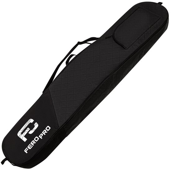 FEROCITY - Snowboardhoes PREMIUM 170 cm - Waterdicht polyester - Draaggreep - Bescherm je winteruitrusting - Zwart gewatteerd