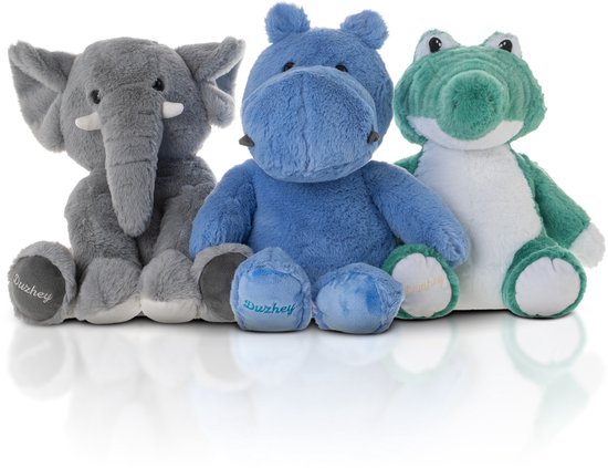 Verzwaringskussen 2KG Dreambuddy Luma het Nijlpaard - 2KG - Verzwaringsknuffel - Verzwaarde Knuffel - Anxiety Knuffel - Kalmerende Knuffel - Official Duzhey Kids Dreambuddy - Nijlpaard Knuffel - Slaapknuffel - Rustgevende knuffel van Dreambuddy — afbeelding 2