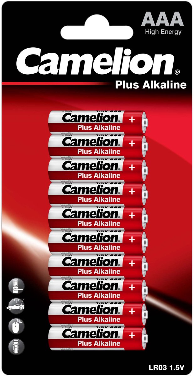 Batterij Camelion Alkaline LR03 Micro AAA (10 st.)