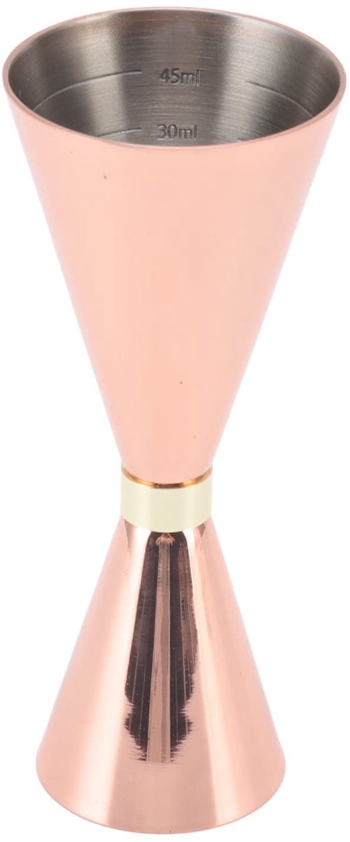 Jigger, 30 Mm Tot 60 Mm Dubbele Cocktailjigger Comfortabele Aanraking voor Thuis (Koperen beplating)
