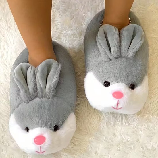 Winter katoenen pantoffels voor dames Leuke nieuwe dikke zool thuisgebruik paar pantoffels tas met pluche warme zachte zool katoenen pantoffels kopen vanaf een prijs van 20