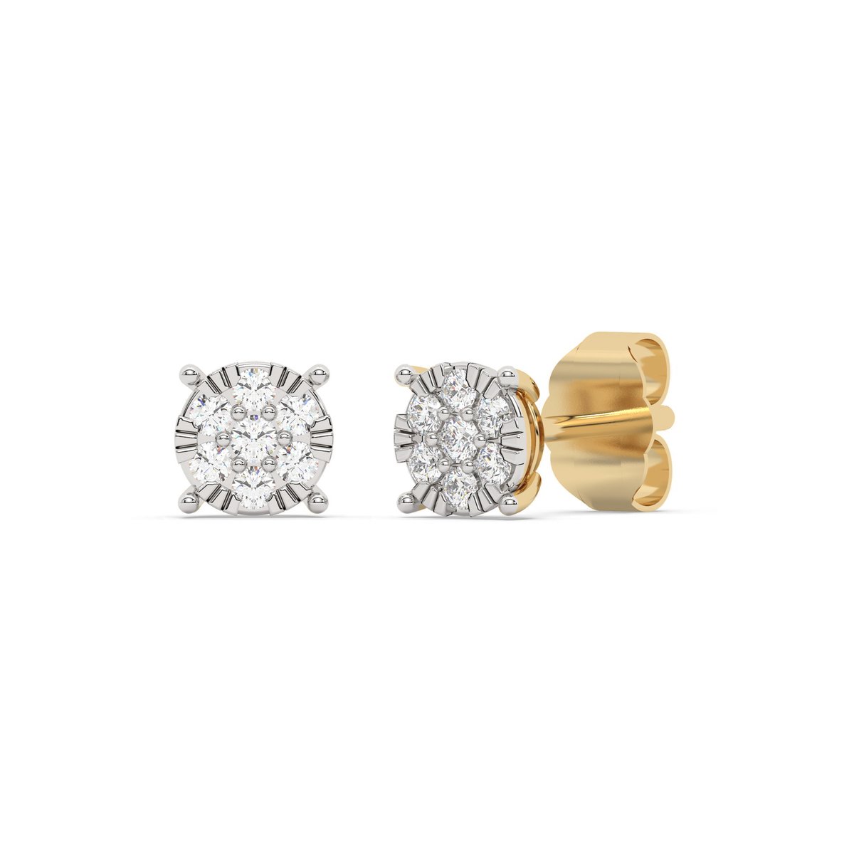Diam Addict Ohrring 585 Gelbgold mit im Labor gezüchteten Diamanten