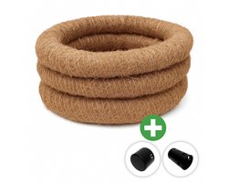 Deltaline Drainagebuis Kokos & PE – 50 mm – 5 m – Incl. Eindkap & Sok Klikmof 50 mm PP - 5 t/m 25 m - Drainage