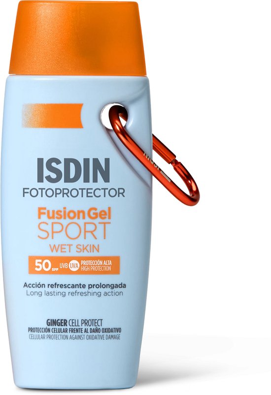 ISDIN - Fotoprotector Fusion Gel Sport Wet Skin - SPF50+ - 100ml - Ultralichte zonnebrand voor het lichaam