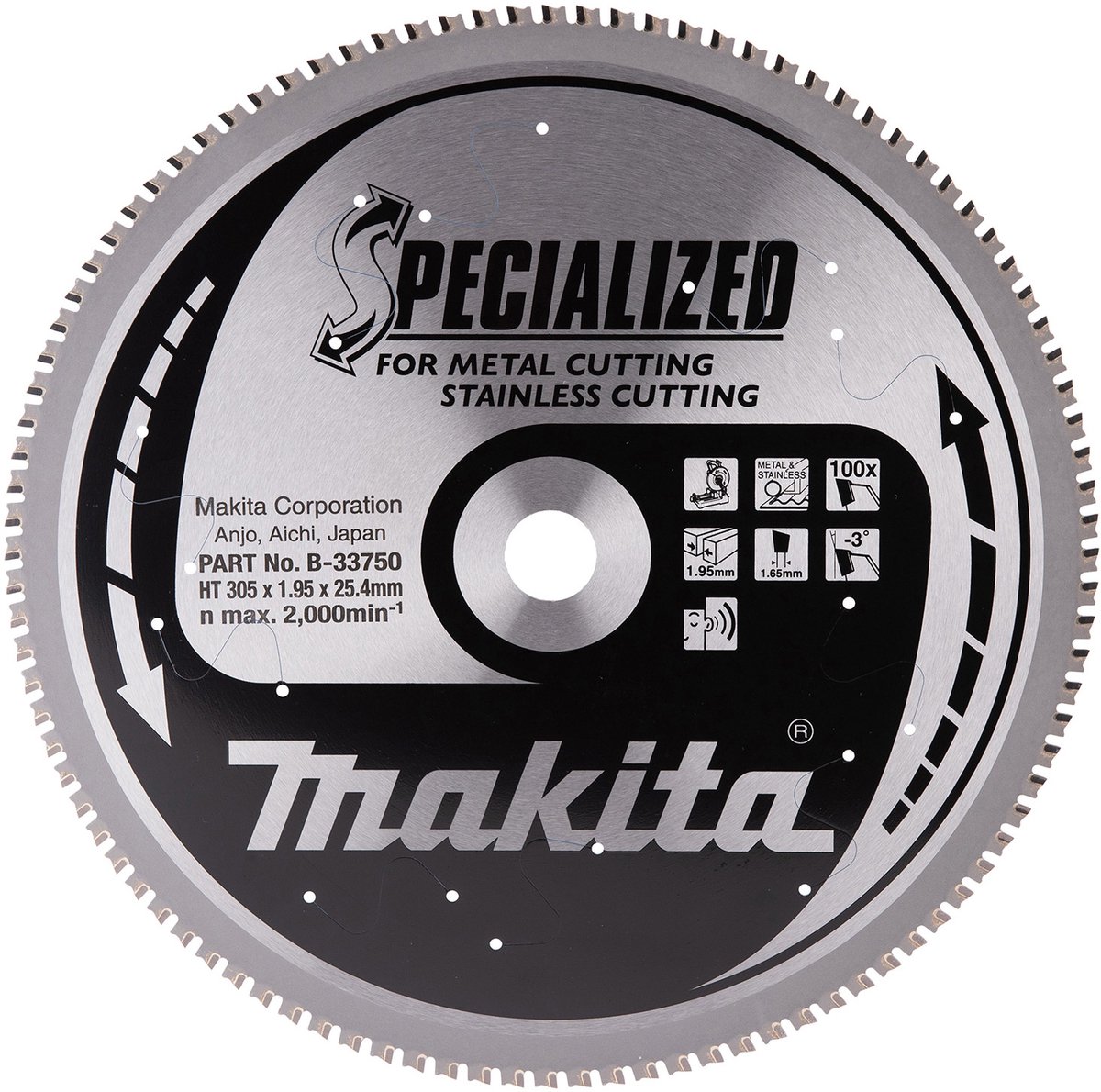 Makita - Zaagblad SPECIALIZED - Metaal en RVS