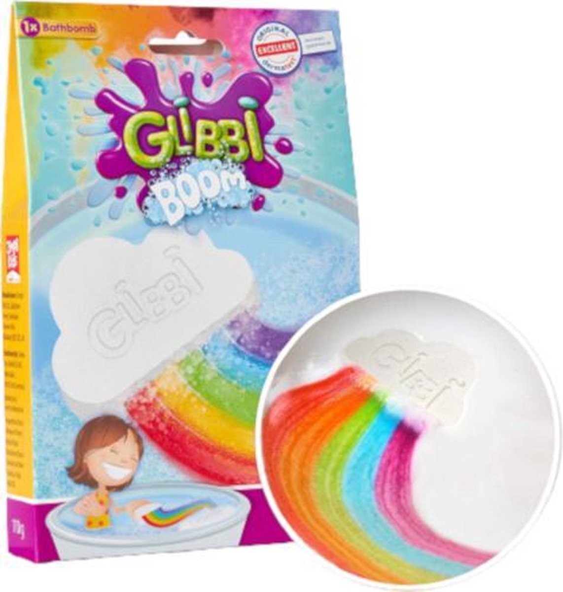 Glibbi Boom Regenboog - Badbom - vanaf 3 jaar - dermatologisch getest — afbeelding 9