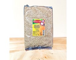 Gülcan Geroosterde Goudsesam – 1 kg | 100% Natuurlijk | Intense Smaak & Gezonde Voeding - Kavrulmuş Altın Susam – 1 kg | %100 Doğal | Yoğun Lezzet & Sağlıklı Beslenme - Roasted Golden Sesame – 1 kg | 100% Natural | Intense Flavor & Healthy Nutrition