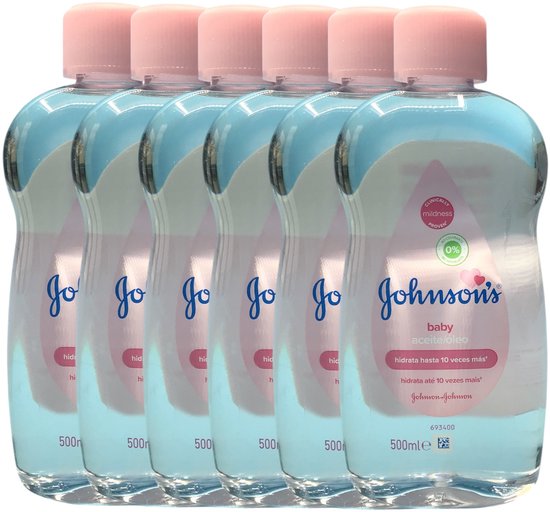 Johnson baby olie original 6x500 ml - Huidolie voor baby - Johnson & Johnson