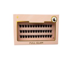 Lumière couture ® - Voorgelijmde Wimper Clusters - Full Glam - C CURL - Lash Clusters Wimpers - Eyelash - Wimperextensions - Glueless - Kant en klaar - Nepwimpers - 10 & 12 & 14 mm