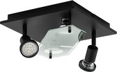 EGLO Cabo 2 Plafondlamp - LED - 25 cm - Zwart
