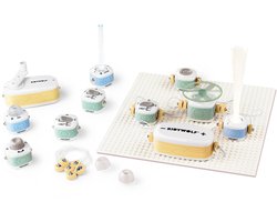 KIDYWOLF KIDYELEC STARTER – Educatieve Elektriciteitsset voor Kinderen met 11 Onderdelen & 99 Opstellingen