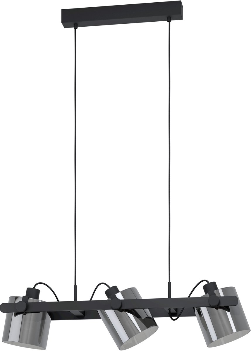 EGLO hanglamp Hornwood zwart E27 40W