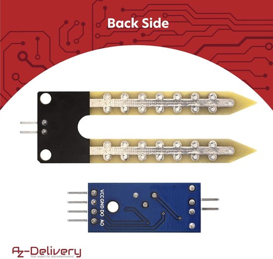 Bodemvochtigheidssensor Hygrometer Module voor Arduino met E-Book | bol