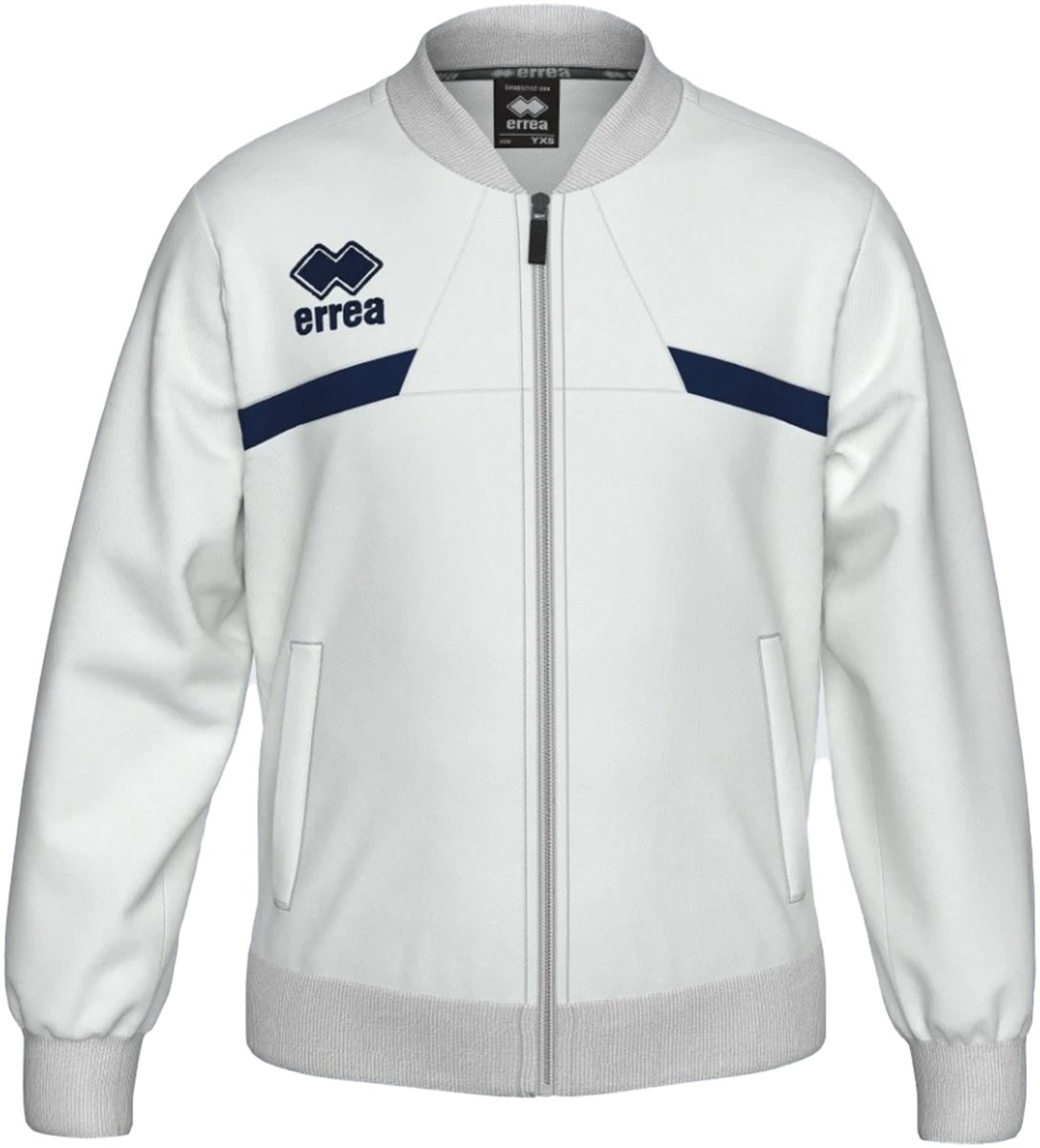 Errea Mick Bomber Jr Wit Blauw - Sportswear - Kinderen
