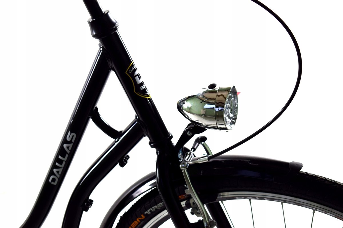 Dallas Bike Retro 28" Damesfiets - Zwart Stalen Frame thumbnail 3