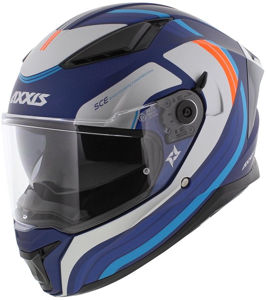 Axxis Panther SV integraalhelm Tribute C7 mat blauw L