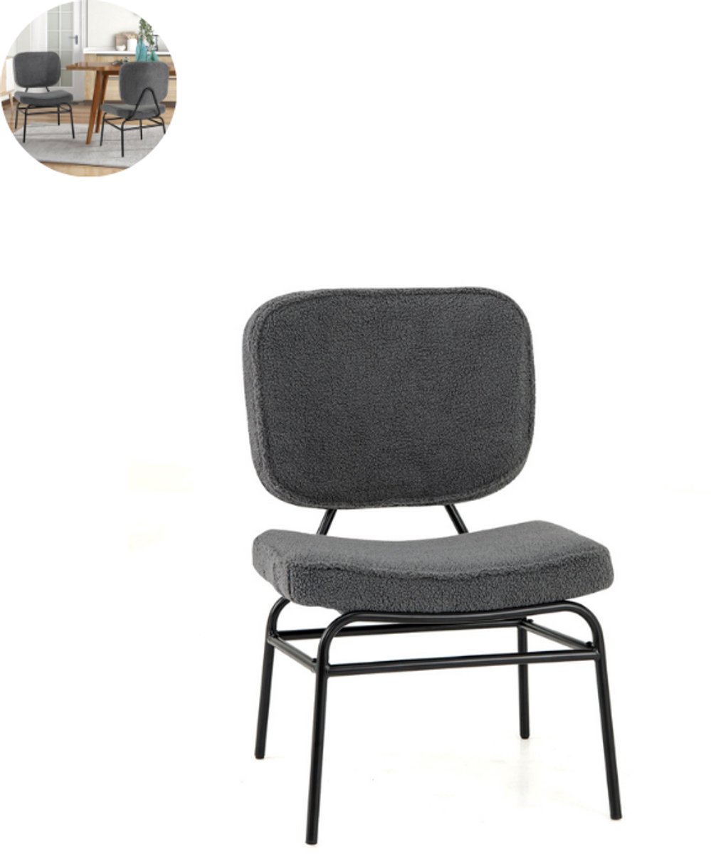 GranMaison Fauteuil - Relaxzetel - Relaxstoel - Relaxfauteuil - Stoel - Met armleuning - Voor één Persoon - Grijs