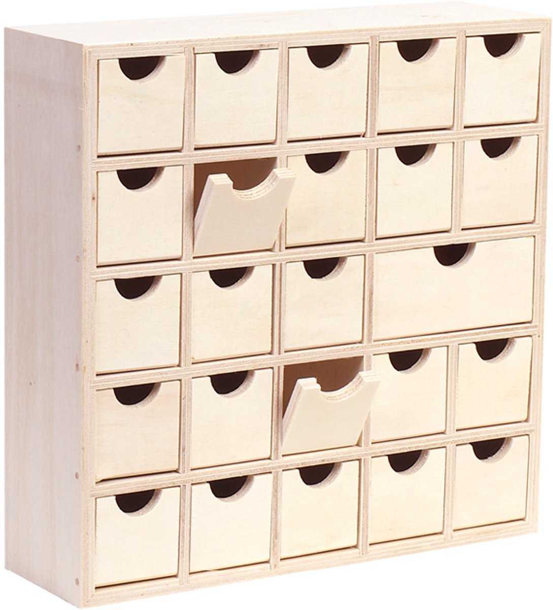 Adventskalender viekant 24x24x7cm - Artemio